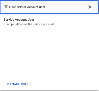 Select adequate role
